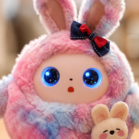 Conejo Arcoíris de Peluche con IA, Juguete Interactivo para Niños, Muñeco Robot Compañero Emocional