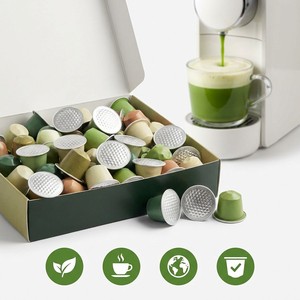Cápsulas de Café Matcha para Emprendedores, Bajo MOQ, Compatibles con Máquinas de Café Universales, Marca Privada, Precio Directo de Fábrica, Suministro OEM - Product Image 2