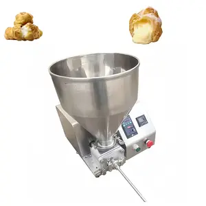 Bun Puff Injection Cup Cake Decorating Cream Covering Machine Bread Croissant Filling Injecting Cream Making Machine