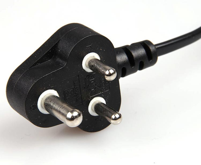Hot Selling Mickey Mouse Laptop Mains Power Cord South Africa Plug IEC 60320 C5 Clover Type PVC CE for Copper Conductor