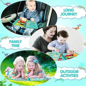 Nuevo Tablero de Fieltro para Niños, Tablero de Actividades Montessori para Educación Temprana, Juguete Sensorial para Niños Pequeños, Libro de Actividades de Fieltro - Product Image 5