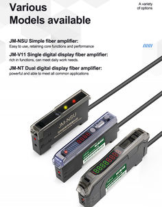 Sensores de amplificador de fibra óptica con pantalla digital doble NPN PNP industrial de tiempo de respuesta rápido JIMOU - Product Image 4