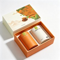 Boîte cadeau vide en papier personnalisée, boîte en papier blanc ivoire avec insert, boîte rectangulaire en carton, coffret cadeau de thé vert matcha