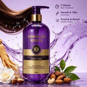 Professionelle Salon-Haarpflegecreme Maßgeschneiderte Formel Hydrolysiertes Keratin Nährend für Normales Haar Glättend und Reparierend - Product Image 5