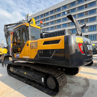 Excavator Crawler Hidrolik Volvo EC210 Bekas Kapasitas Bucket 1.1m Mesin 123KW Gearbox Pompa 2024 Pertanian Industri Konstruksi