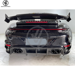 Kit de Carrocería de Fibra de Carbono Estilo Brabu, Alerón Delantero, Alerón Trasero, Difusor Trasero para 992 Turbo S 2020-2023 - Product Image 6