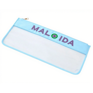Script Mahjong Bag Cosido Logo American Mahjong Set Bag Green Bolsa vacía <span class=keywords><strong>de</strong></span> PVC a prueba <span class=keywords><strong>de</strong></span> agua para Mahong Tiles - Product Image 2