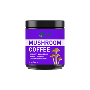 Hot Sale Mushroom Coffee Powder Support <b>Supplement</b> Mushroom Improves Focus Alertness Calories Exclusive Elevated Clean Coffee - Product Image 1