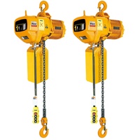 Nouveau monorail certifié CE 1T 2T 380V 50/60Hz avec télécommande, pour levage de charges lourdes, type chariot à crochet électrique à chaîne en acier
