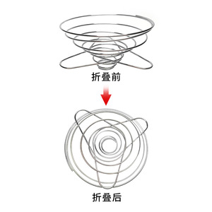 Stainless Steel Spring <b>Coffee</b> <b>Filter</b> 300 Ml Reusable Pour Over Minimalist Design - Product Image 3