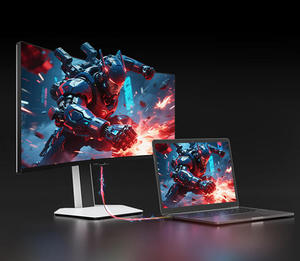 จอภาพสำหรับเล่นเกมแบบโค้งขนาด 34 นิ้ว รุ่น FFALCON Q9 3440×1440 WQHD 240Hz 1ms GTG 1500R Ultrawide Fish Screen - Product Image 5