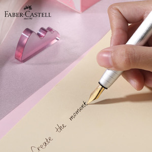 <span class=keywords><strong>Faber</strong></span>-<span class=keywords><strong>Castell</strong></span> [Cadeau pour la Saint-Valentin] Stylo plume rose « Ru'en » (pointe dorée) et coffret cadeau d'<span class=keywords><strong>encre</strong></span> rose - Product Image 5