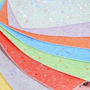 New Arrival Sparkly Vinyl in Chunky long lanh da thiết kế PU Wedding DIY handmade Deco Túi phụ kiện - Product Image 1