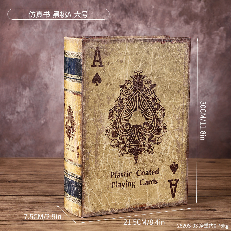 2820S-03 หนังสือจำลอง - โพดำเอซ - ขนาดใหญ่