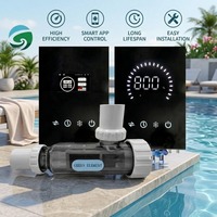 Système de chloration numérique intelligent et automatique pour piscine au sel, haute qualité, haute efficacité, écologique, autonettoyant, en titane