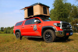 Tienda de techo de lona Tepui para tienda de aluminio VW Caddy con rieles - Product Image 5