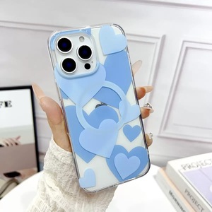 Nueva funda de teléfono magnética transparente con estampado de amor para iPhone 17Air 14 15 16 Pro Max PC + funda de teléfono de TPU - Product Image 6