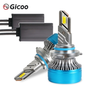 GICOO K30 Faros LED de Alta Potencia H4 H7 Tricolor con Control por APP 3000K-5500K H4 H7 LED H1 H11 HB3 HB4 9012 Bombillas LED para Auto - Product Image 2