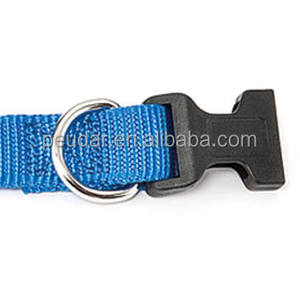 Venta al por mayor a granel, diferentes colores, hebilla de plástico ajustable, accesorios para mascotas, Collar de perro de nailon de plomo - Product Image 4