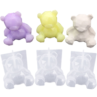 Moule en silicone pour poupée en trois dimensions, moule à colle pour poupée fluide en plâtre