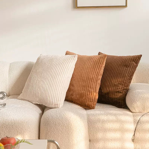 Coussin <span class=keywords><strong>d</strong></span>écoratif uni pour canapé, dossier ou tête de lit, avec housse - Product Image 3