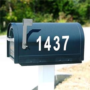 "Phản chiếu không thấm nước kỹ thuật số tự dính Hộp Thư số Stickers-trang trí" - Product Image 4