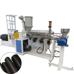 automatic High efficiency PE plastic screw extruder Carbon spiral pipe extrusion line machine