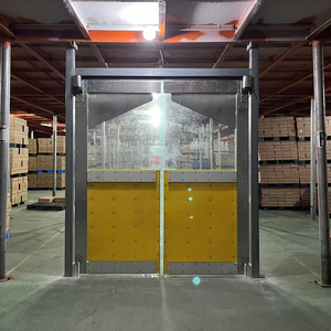 דלת תנועה pvc גמישה ושקופה עבור מפעל מחסן ואוכל - Product Image 1