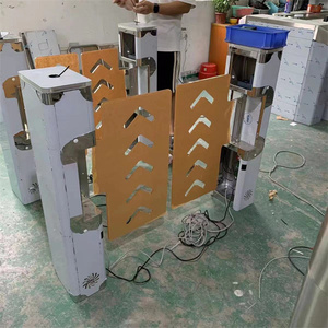 ประตูบานเลื่อนเครื่องจักรกลอัตโนมัติแบบไร้แปรงถ่านสำหรับทางเข้าเพื่อความปลอดภัยสำหรับซูเปอร์มาร์เก็ตแบบ DC24V - Product Image 4