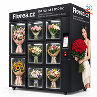 Distributeur automatique de fleurs commercial JOYVEND avec SDK, distribution florale 24h/24 et 7j/7, surveillance à distance, produit très vendu aux États-Unis