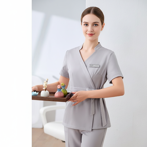 Uniforme de salón de belleza de lujo, traje de SPA para mujer, traje de poliéster de alta calidad para terapeuta de masaje y técnico de SPA - Product Image 3
