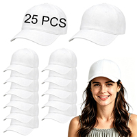 Gorras de Béisbol Blancas al por Mayor, Gorras de Béisbol Lisas Ajustables para Hombre, Gorras Trucker, Gorras de Béisbol al por Mayor para Mujer