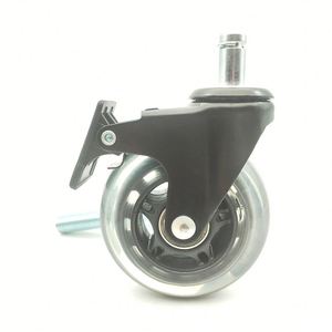 ล้อเลื่อนแบบมีร่องหล่อลื่นขนาด 5 นิ้ว วัสดุ PVC PU แถวเดียว มีสีให้เลือก ความสูง 45 มม. สำหรับร้านอาหารและร้านพิมพ์  ขายดี - Product Image 1