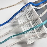 Ruban de garniture brodé frange artisanat gland dentelle bricolage accessoires de couture fournitures