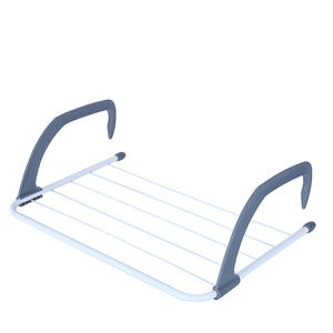 Étagère de séchage de linge pliable portable suspendue, support de séchage de vêtements, organisateur, étagère de rangement pour balcon - Product Image 4