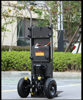 Chariot Électrique Escaladeur de Marches, Capacité 200 kg, Plateforme en Aluminium et Contreplaqué, Chariot à Main pour Outils et Marchandises, Personnalisable OEM