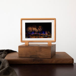 <span class=keywords><strong>Cadre</strong></span> <span class=keywords><strong>photo</strong></span> transparent double face 6 pouces 7 <span class=keywords><strong>Cadre</strong></span> <span class=keywords><strong>photo</strong></span> rond en bois massif à mortaise magnétique - Product Image 6