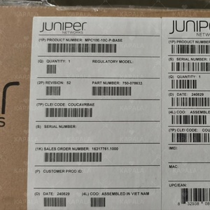 Commutateurs réseau Juniper MPC10E-10C-MRATE / MPC10E-10C-P-BASE avec fonction PoE, 24 ports 10/100/1000 Mbps, capacité 40 Gbps, empilables - Product Image 2
