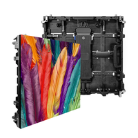 Pantalla LED P2.5 de 500x500mm para Alquiler, Gabinete con Mantenimiento Frontal, Conexión Fija, Molde Privado