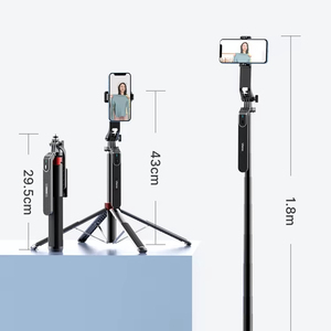 Trípode de luz de relleno para selfie Ulanzi MA09 de alta calidad para <span class=keywords><strong>iPhone</strong></span> 16 15 <span class=keywords><strong>14</strong></span> 13 <span class=keywords><strong>Pro</strong></span> <span class=keywords><strong>Max</strong></span> con soporte de cabeza de bola panorámica de Control remoto - Product Image 1