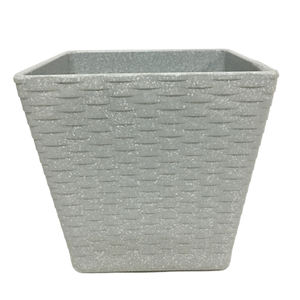 Pot de fleur en rotin <span class=keywords><strong>tressé</strong></span> de conception classique de couleur unie orchidée accessoires de jardinière en <span class=keywords><strong>plastique</strong></span> pour le jardin pots de plantes en gros - Product Image 2