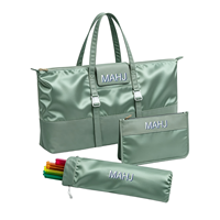 Sac de rangement pour tuiles de Mahjong 3-en-1 avec porte-tuiles, fermeture éclair étanche, grande capacité, sac de transport 25 pouces, porte-tapis, version américaine