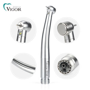 ชุดหัวกรอฟัน LED 2 รู ยี่ห้อ VIGOR ได้รับการรับรองมาตรฐาน CE พร้อมมอเตอร์ความเร็วสูงและต่ำ ชุดหัวกรอแบบ Contra Angle - Product Image 3