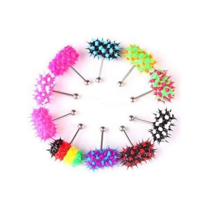 Buy In Bulk Custom Tongue Rings Anodized Stainless Steel | Alibaba.com
