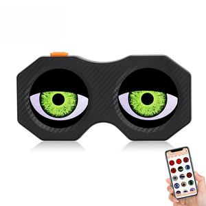 ไฟเตือนความปลอดภัยแบบ LED หลายโหมด ชาร์จซ้ำได้ พร้อมไฟท้ายจักรยานแบบไดนามิก Devil Eyes ด้านหน้าและด้านหลัง ควบคุมผ่านแอป - Product Image 1