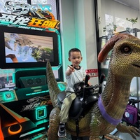 Machine d'arcade VR HEROVR à grand écran, simulateur de tir et de mouvement sur le thème des dinosaures, pour lieux de divertissement à fort trafic