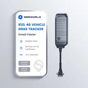 Dispositivo de rastreamento de carros com sistema de parada livre de motor 4G para moto e e-bike 2024, mini GPS FCC para scooter