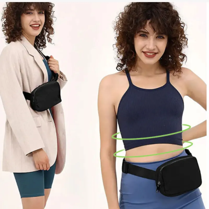 Wholesale Custom Design Bum Bag Women Nylon Fanny Pack Sports Waterproof Waist Bag
