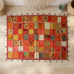 Patchwork Beaded Bohemian <b>Tapestries</b> - Product Image 3