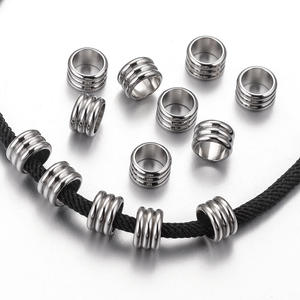 <span class=keywords><strong>Perles</strong></span> en acier inoxydable, <span class=keywords><strong>perles</strong></span> pour cordon de parachute, métalliques à rainures, <span class=keywords><strong>perles</strong></span> pour cordon,couteaux, pendentifs - Product Image 3